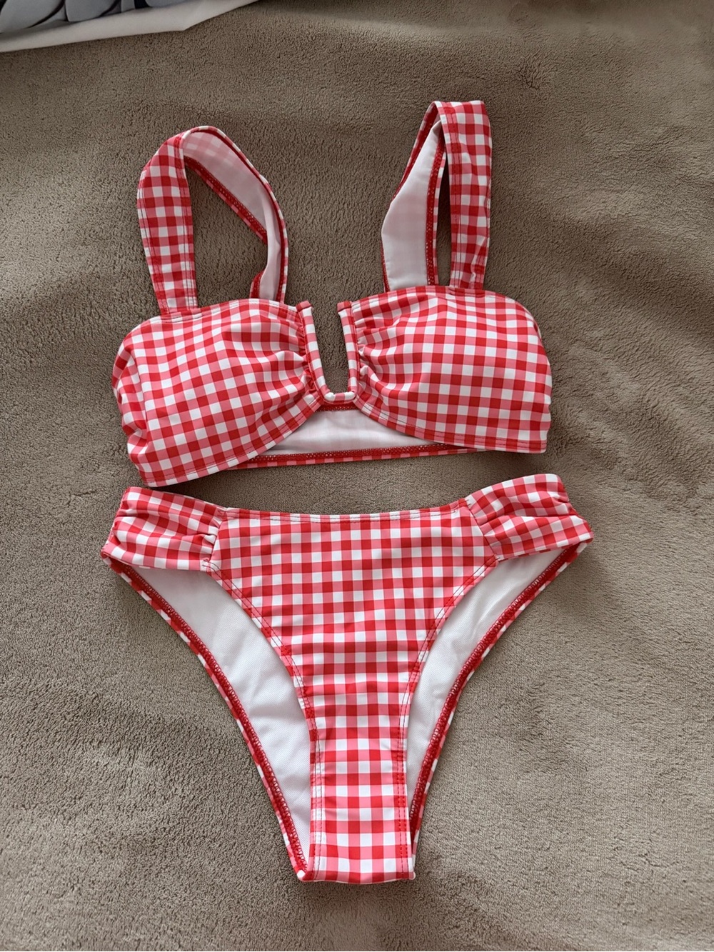 Stylish and Chic Gingham Bikini Set, size M
